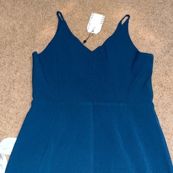 Dress the Population Tatum Bodycon Mini Cocktail Party Dress Peacock Blue XL - Picture 6 of 9